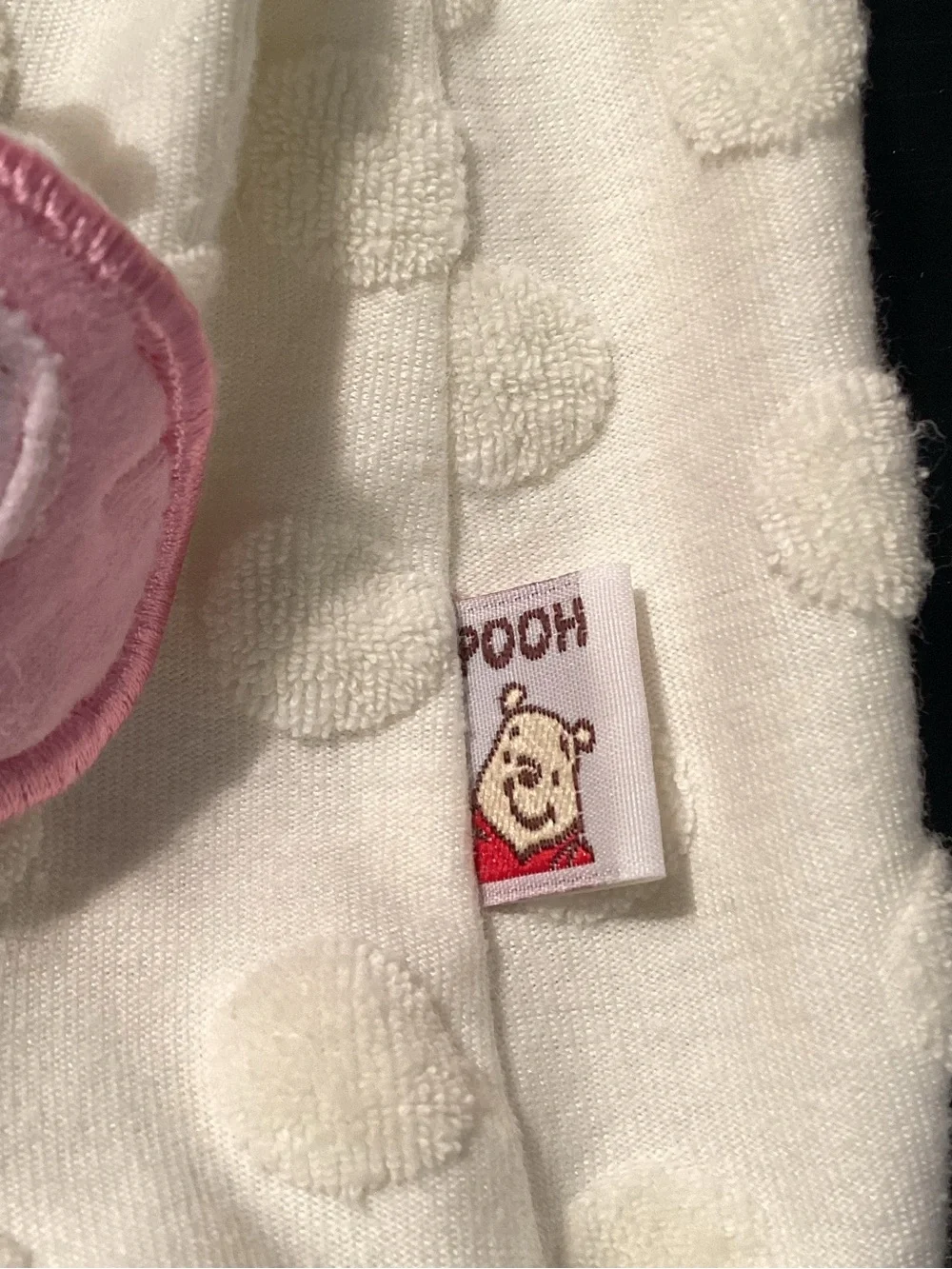 Hooded Swim Coverup Sz 18 Mos Pink Butterfly Disney Piglet Winnie the Pooh